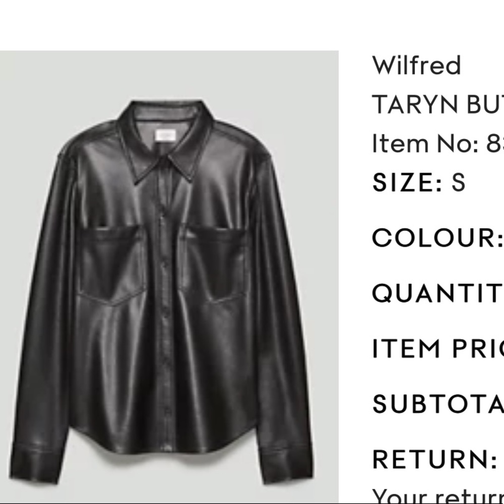 Wilfred TARYN BUTTON-UP Black